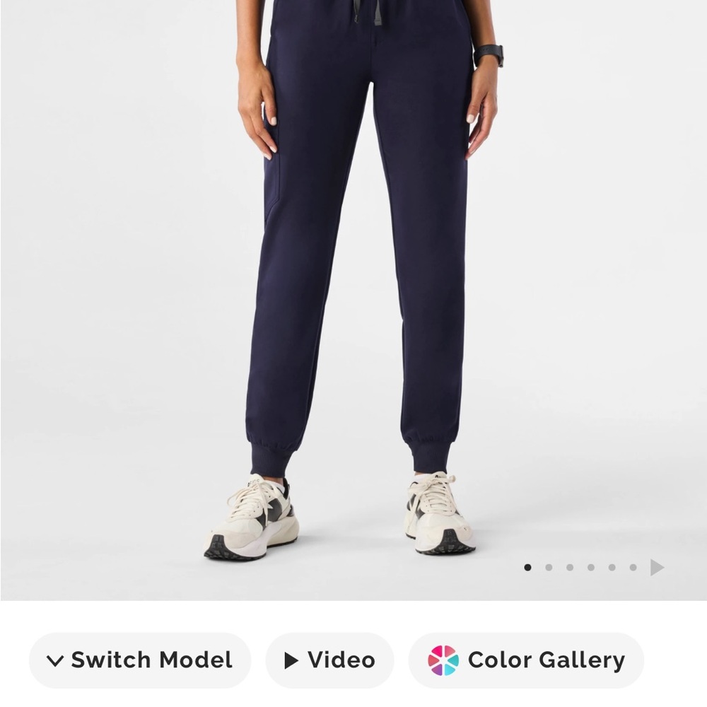 Figs Women's Navy Track Jogger Pants